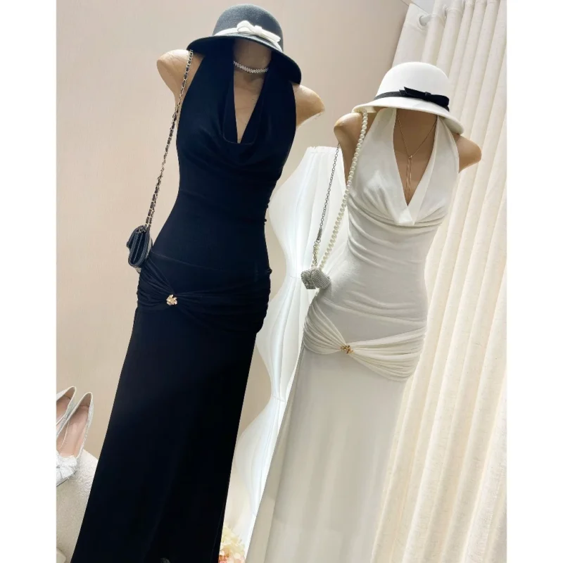 Maxi dáng dài ánh kim cổ đổ đi tiệc sang chảnh Colyn - Ảnh 4
