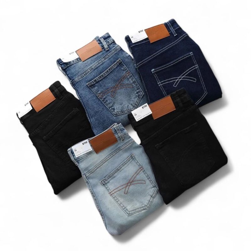 Quần jean BTM slim co giãn sản xuất năm 2025