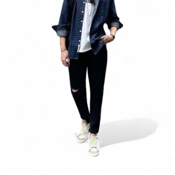 Quần jean BTM slim co giãn sản xuất năm 2025 - Ảnh 4