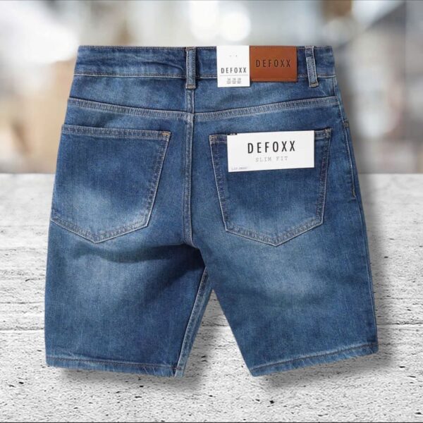 Quần short jean defoxx wash đá - Ảnh 2