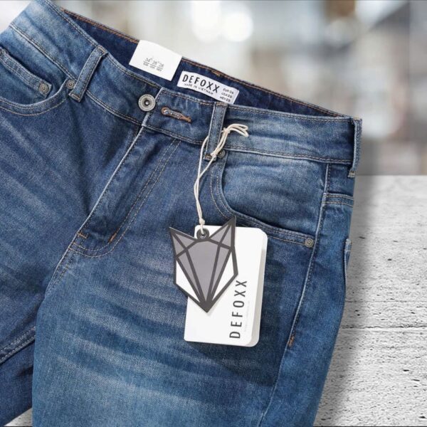 Quần short jean defoxx wash đá - Ảnh 4