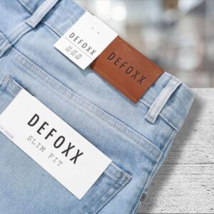 Quần short jean defoxx wash bạc