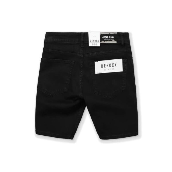 Quần short jean defoxx đen tuyền - Ảnh 2