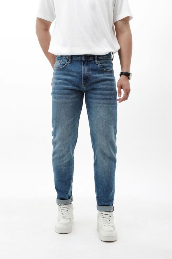 Quần jean Defoxx xanh đá 250603 - Ảnh 2