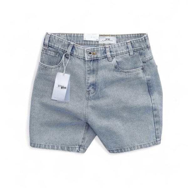 Quần short jean BTM cotton không co giãn - Ảnh 6