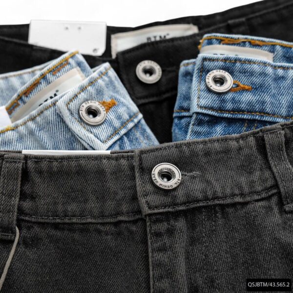 Quần short jean BTM cotton không co giãn - Ảnh 10