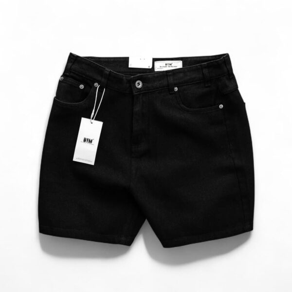Quần short jean BTM cotton không co giãn - Ảnh 3
