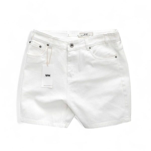 Quần short jean BTM cotton không co giãn - Ảnh 11