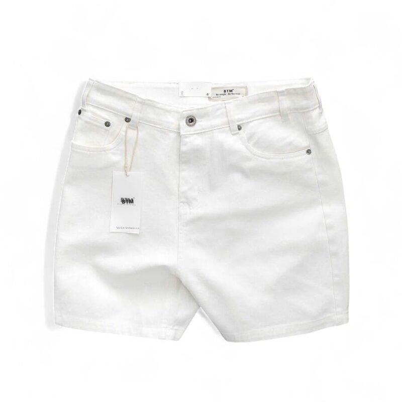 Quần short jean BTM cotton không co giãn - Ảnh 11