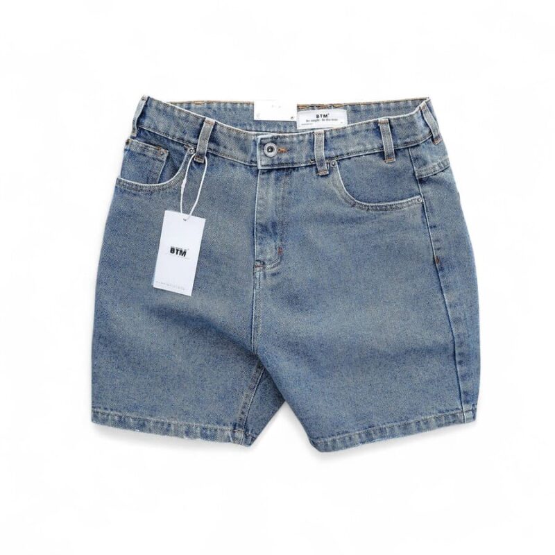 Quần short jean BTM cotton không co giãn - Ảnh 12