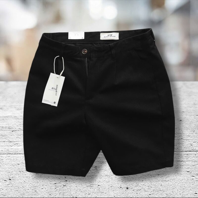 Quần short kaki BTM màu đen