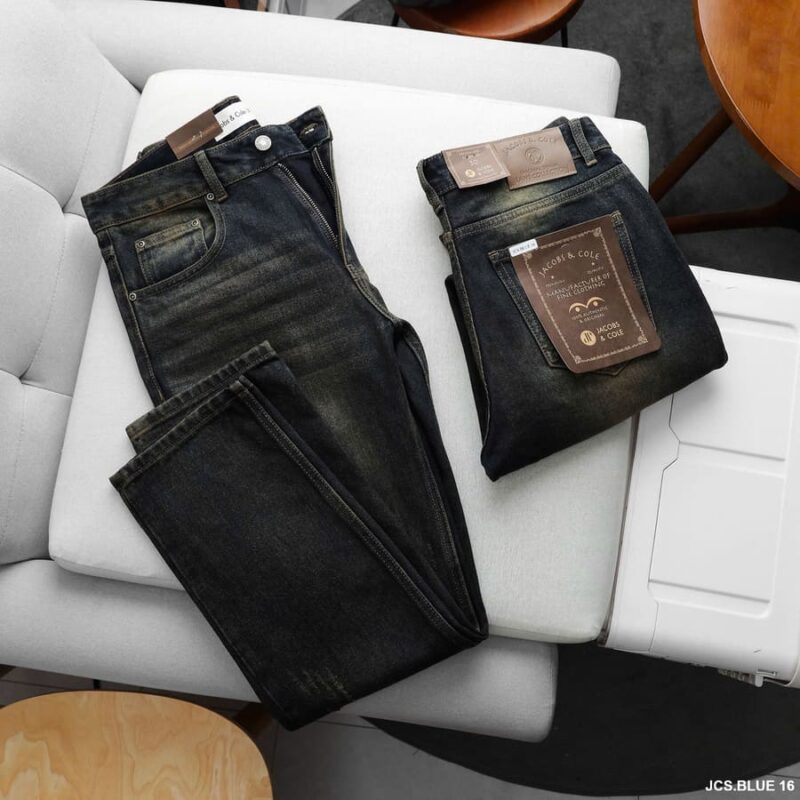 Quần jean Jacobs Cole wash đậm JCS.BLUE16 - Ảnh 4