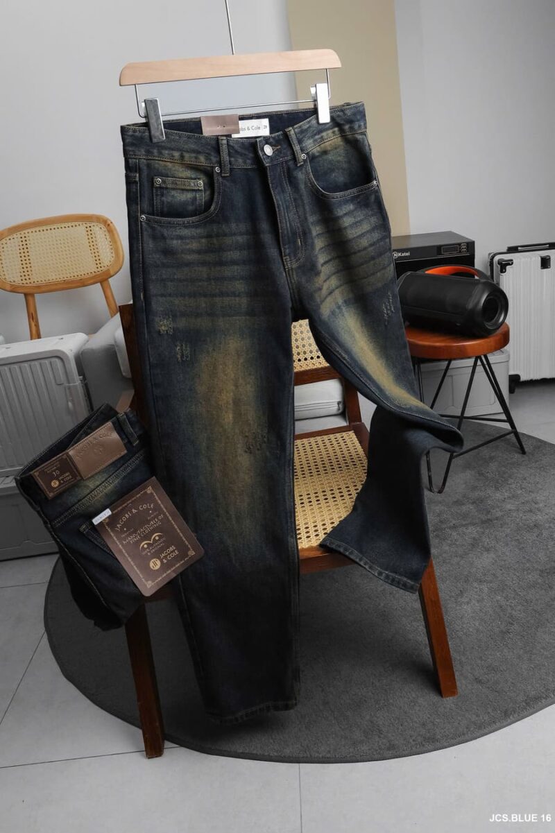 Quần jean Jacobs Cole wash đậm JCS.BLUE16 - Ảnh 3