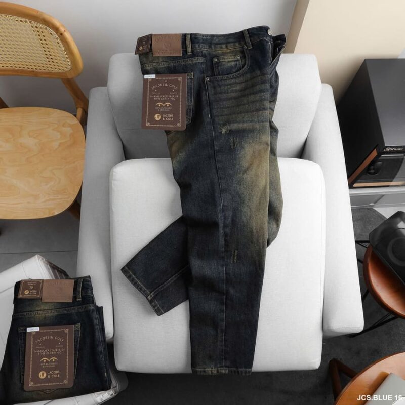 Quần jean Jacobs Cole wash đậm JCS.BLUE16 - Ảnh 2