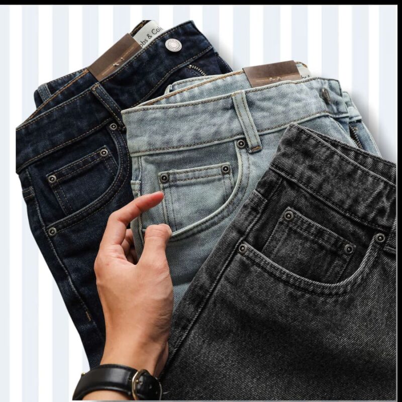 Quần short jean jacobs Cole xanh đậm co giãn nhẹ - Ảnh 8