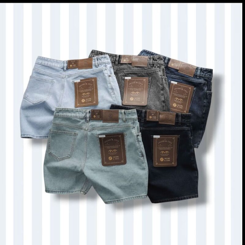 Quần short jean jacobs Cole xanh đậm co giãn nhẹ - Ảnh 7